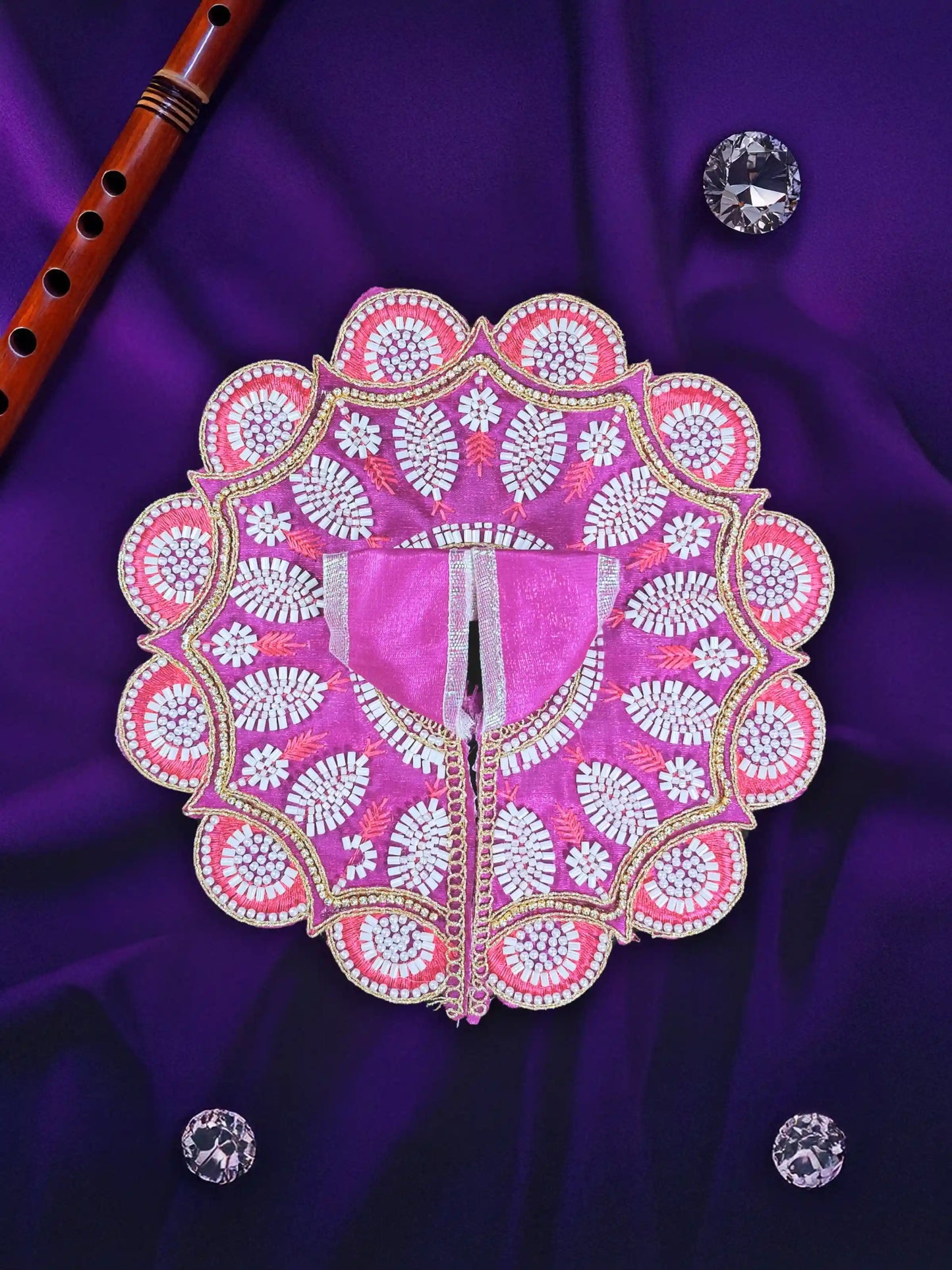 rajvanshi aura lavender laddu bal gopal kanha thakur ji dress poshak
