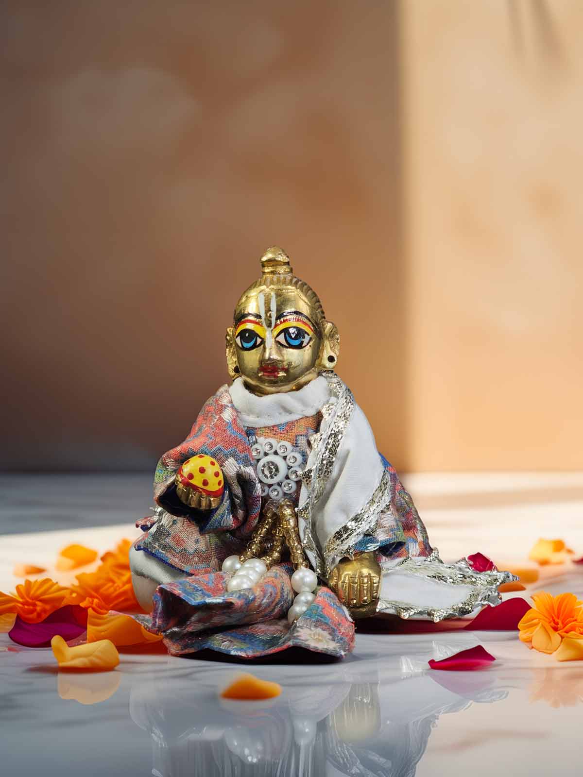 ranglok dhoti kurta dress laddu gopal thakurji kanha ji bal om poshak mathura online best