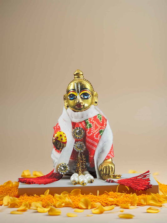 red kurta pajama poshak dress laddu gopal thakurji kanha ji bal om poshak mathura online best