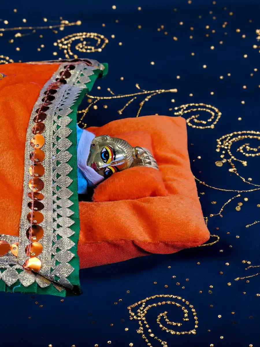 sukh o gadda bed bistar set razai for laddu gopal thakurji kanha ji bal om poshak mathura online best