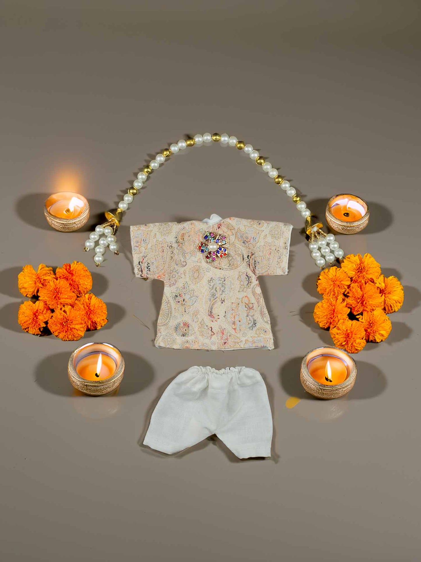 Ratnakriti Kurta Pajama Dress Set For Laddu Gopal Ji