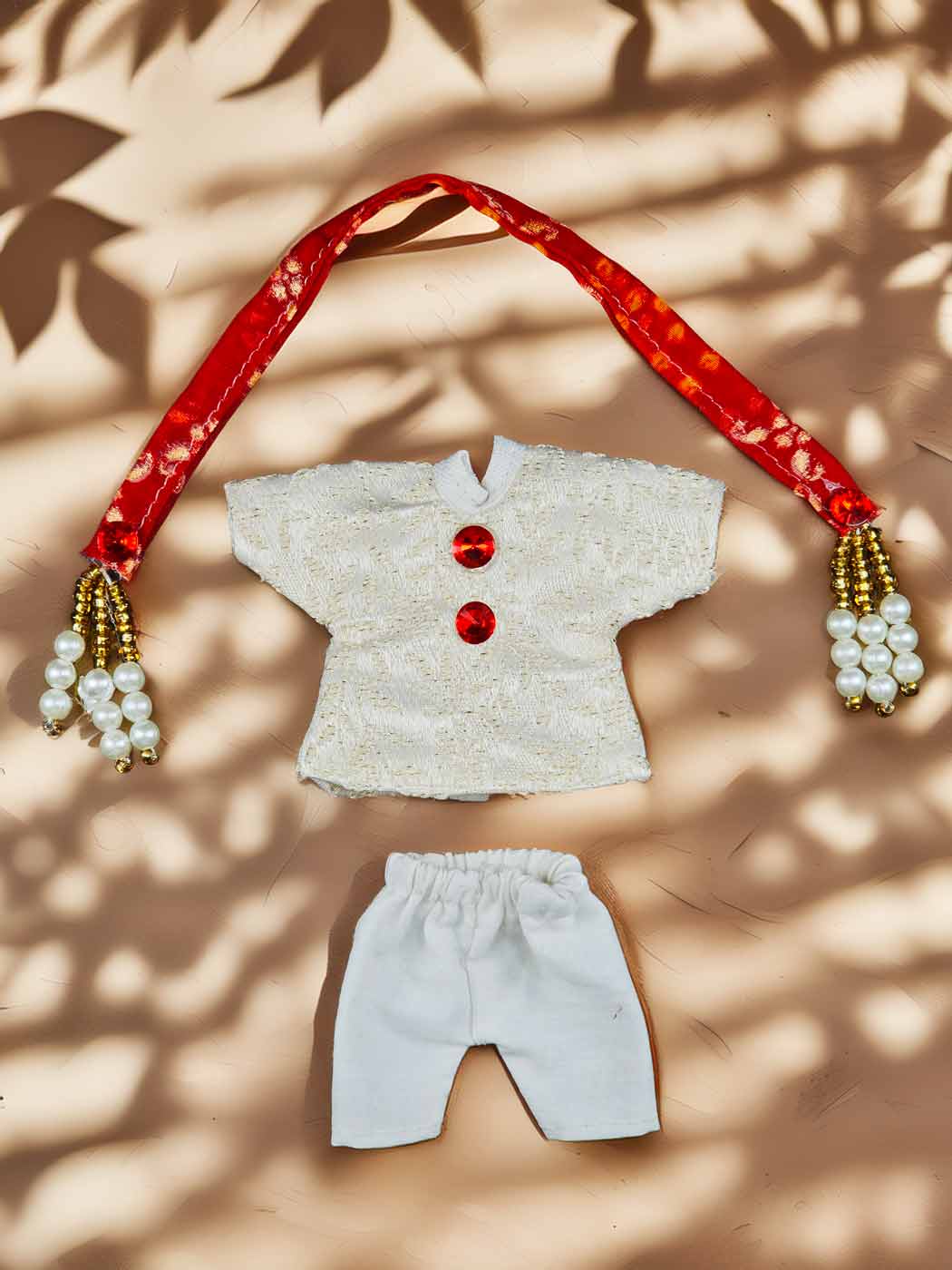 white kurta pajama dress laddu gopal thakurji kanha ji bal om poshak mathura online best