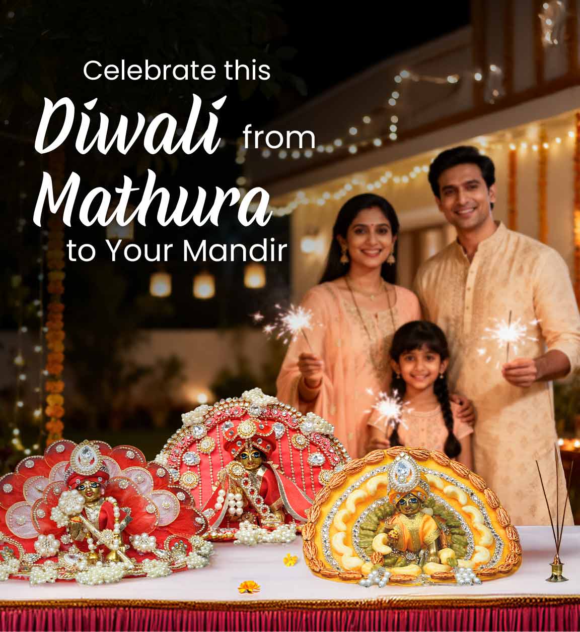 dresses laddu gopal dress thakurji kanha ji bal om poshak mathura online best Janmashtami diwali mandir pooja thali diya brass