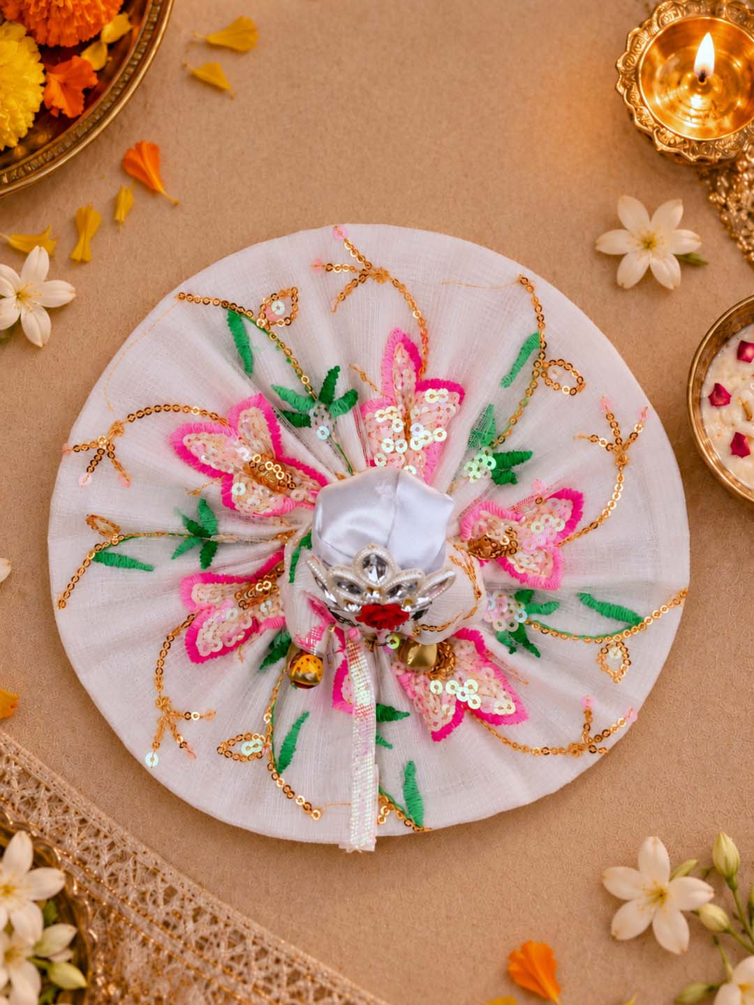 best Mathura wholesale manufacturer Laddu Gopal Dresses Online in India Winter Dress for Poshak Thakurji Kanha Ji Accessories Dhoti Kurta Set Pajama Aasan Janmashtami Special Summer Shringar Fancy Jacket Premium Festival Bistar Combo om poshak kanha thakurji bal lala lalla ladoo sharad purnima