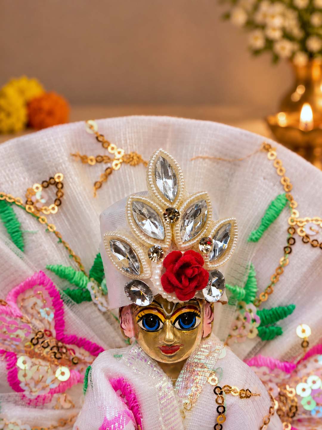 Kaumudini Purnima Classic Laddu Gopal Gol Poshak Dress — product image 2