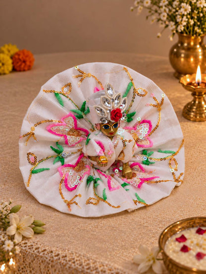 best Mathura wholesale manufacturer Laddu Gopal Dresses Online in India Winter Dress for Poshak Thakurji Kanha Ji Accessories Dhoti Kurta Set Pajama Aasan Janmashtami Special Summer Shringar Fancy Jacket Premium Festival Bistar Combo om poshak kanha thakurji bal lala lalla ladoo sharad purnima