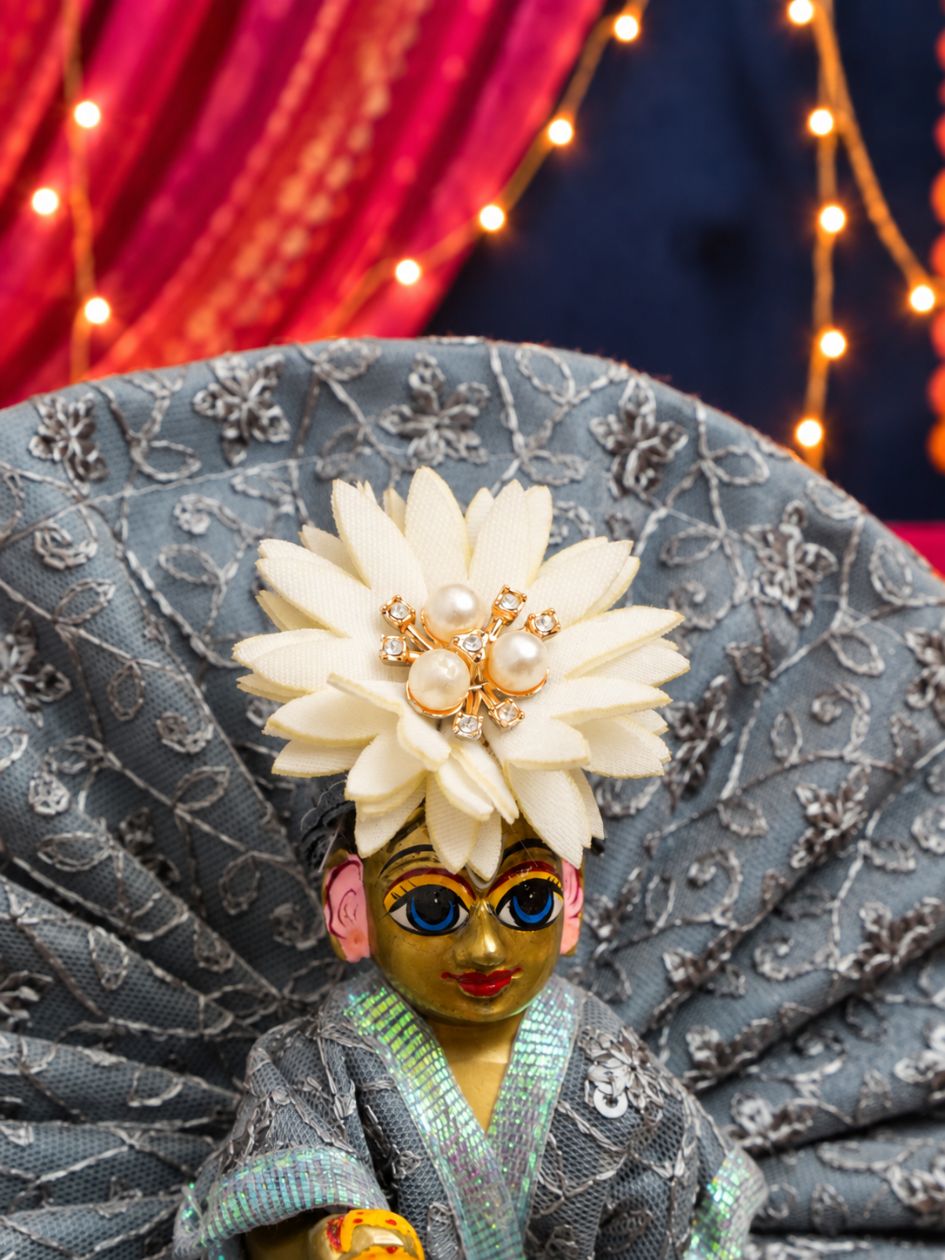 Madhavshree Grey Navratri Special Laddu Gopal Poshak — product image 2