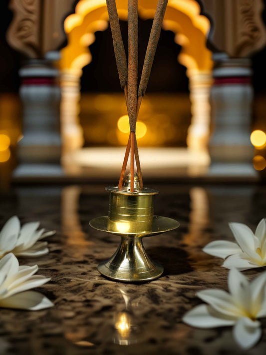 Suvarna Brass Incense Stick Stand | Agar Batti Stand