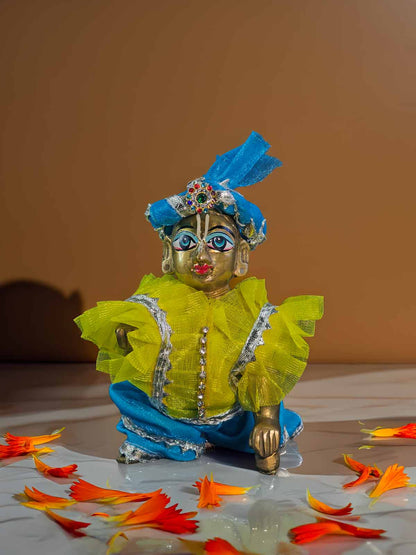 11 mini combo dresses laddu gopal thakurji kanha ji bal om poshak mathura online best Janmashtami for dress