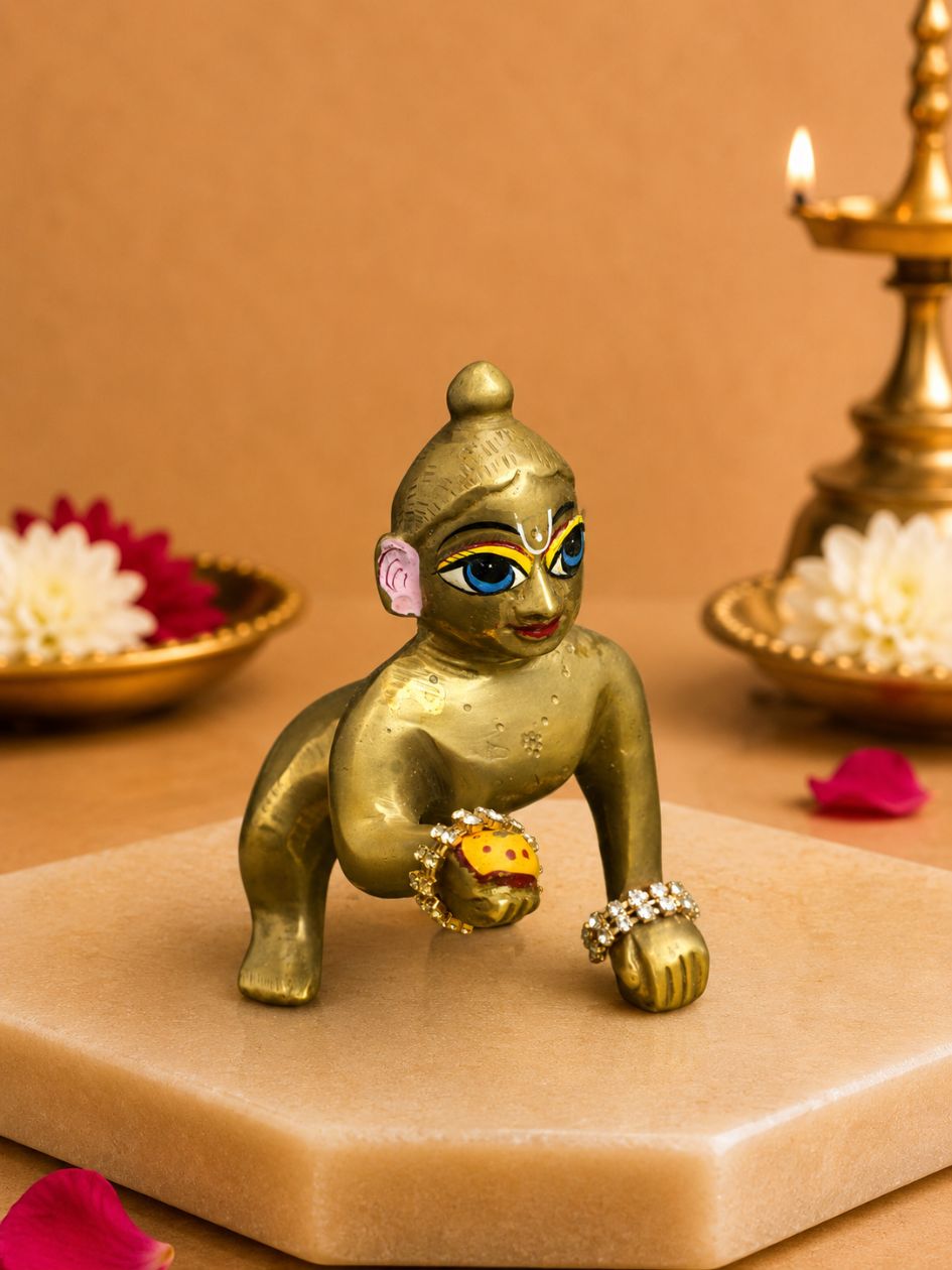 Manishri White Kangan for Kanha Ji — product image 4