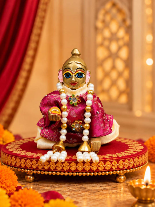 Shyam Ratnashringar Dhoti Kurta Dress for Laddu Gopal Ji