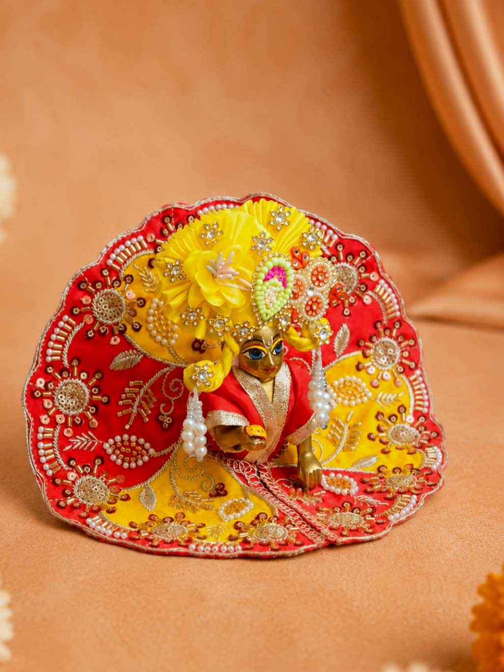 Mukutansh Heavy Fancy Pagdi for Laddu Gopal Ji