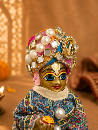 Rajvesh Rajasthani Style MultiColor Pagdi For Kanha Ji