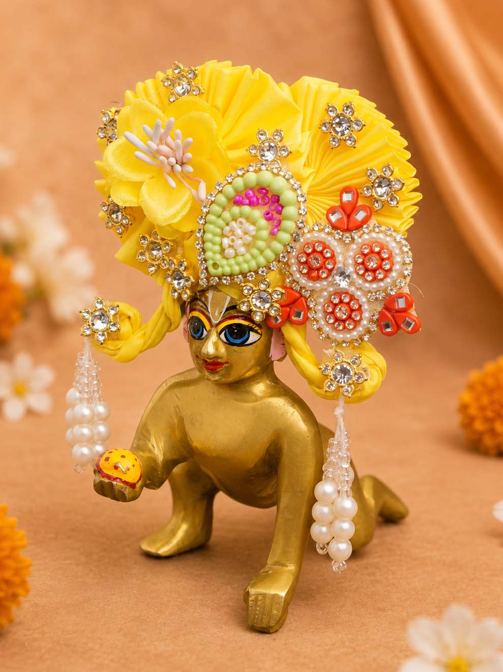 Mukutansh Heavy Fancy Pagdi for Laddu Gopal Ji
