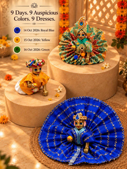 9 dress navratri best Mathura wholesale manufacturer Laddu Gopal Dresses Online in India Winter Dress for Poshak Thakurji Kanha Ji Accessories Dhoti Kurta Set Pajama Aasan Janmashtami Special Summer Shringar Fancy Jacket Premium Festival Bistar Combo om poshak kanha thakurji bal lala lalla ladoo
