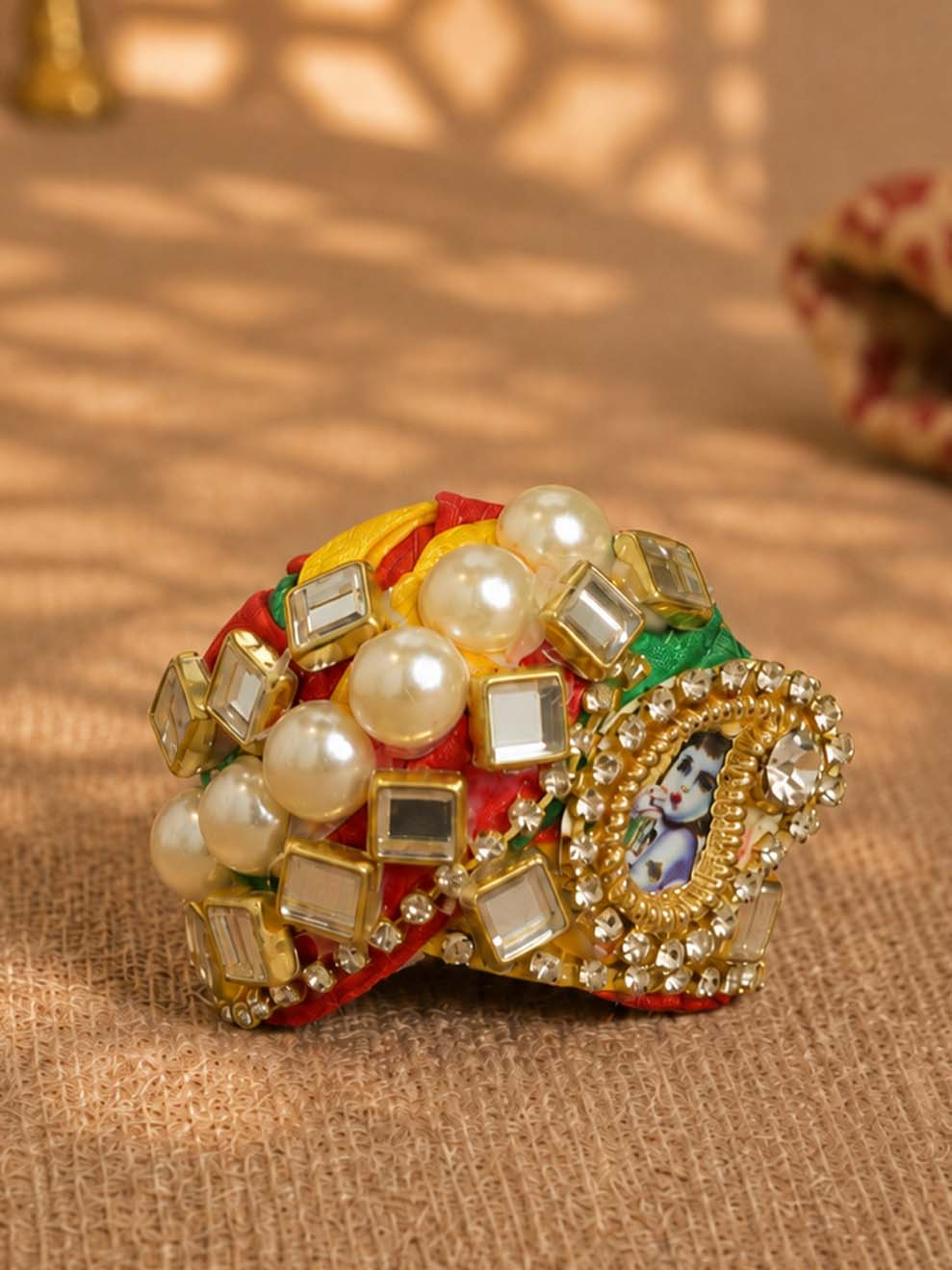 Rajvesh Rajasthani Style MultiColor Pagdi For Kanha Ji