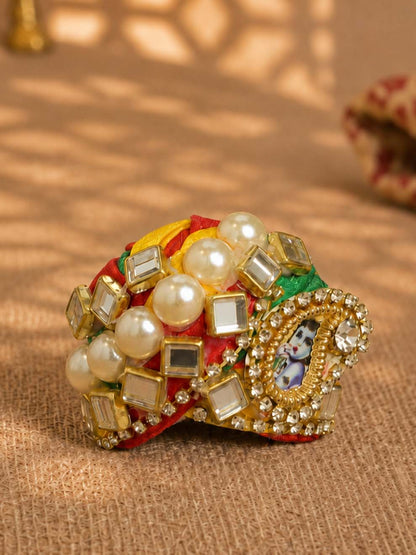 Rajvesh Rajasthani Style MultiColor Pagdi For Kanha Ji
