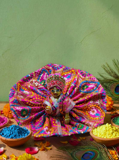Rajrang Vastram Poshak for Laddu Gopal Ji
