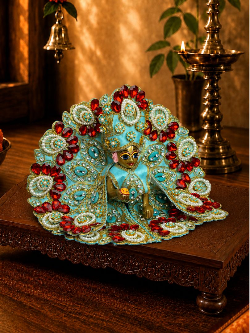 best Mathura wholesale manufacturer Laddu Gopal Dresses Online in India Winter Dress for Poshak Thakurji Kanha Ji Accessories Dhoti Kurta Set Pajama Aasan Janmashtami Special Summer Shringar Fancy Jacket Premium Festival Bistar Combo om poshak kanha thakurji bal lala lalla ladoo