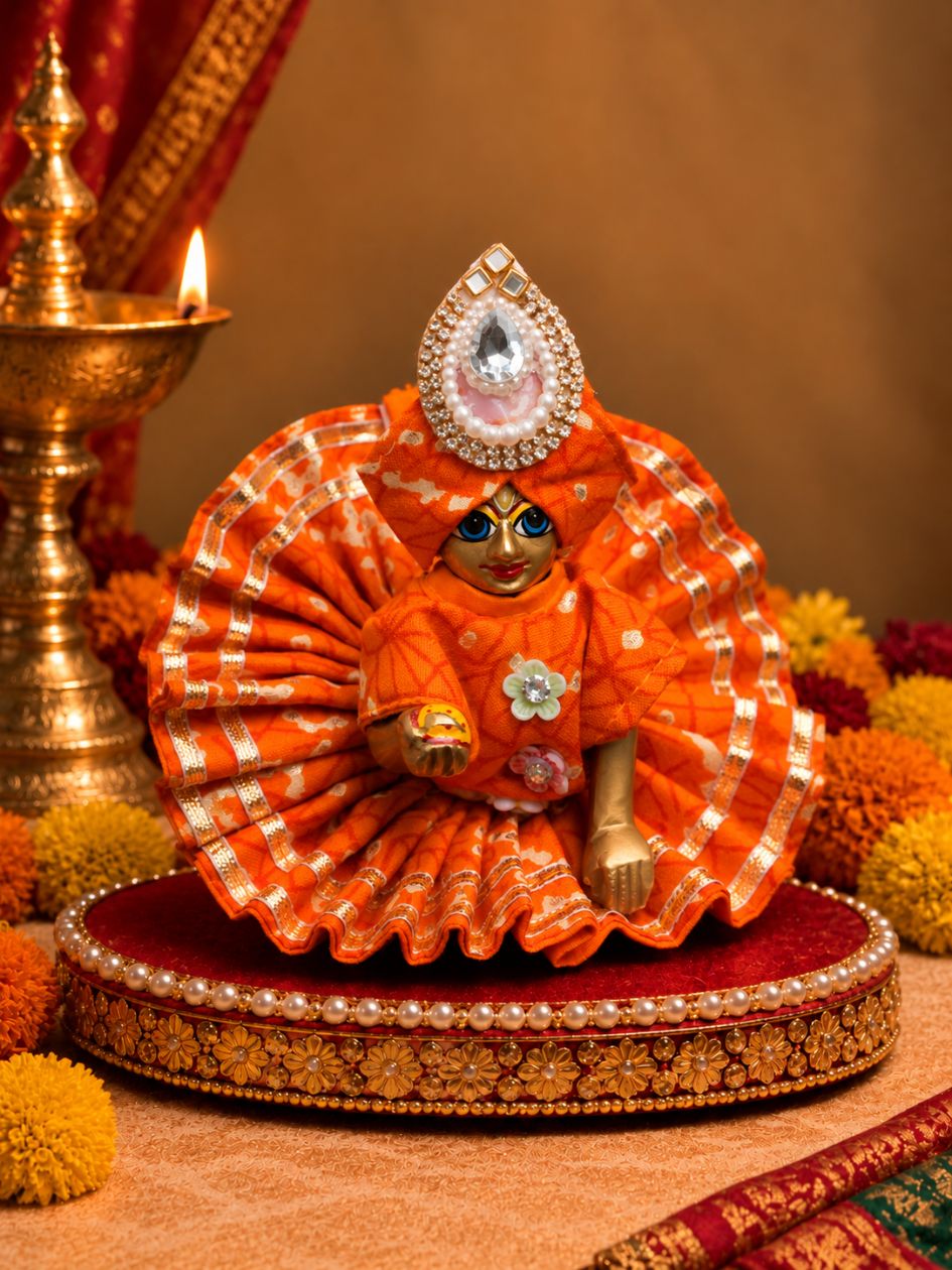 Raasvrit Navratri Special Dhoti Kurta Dress Set For Kanha Ji