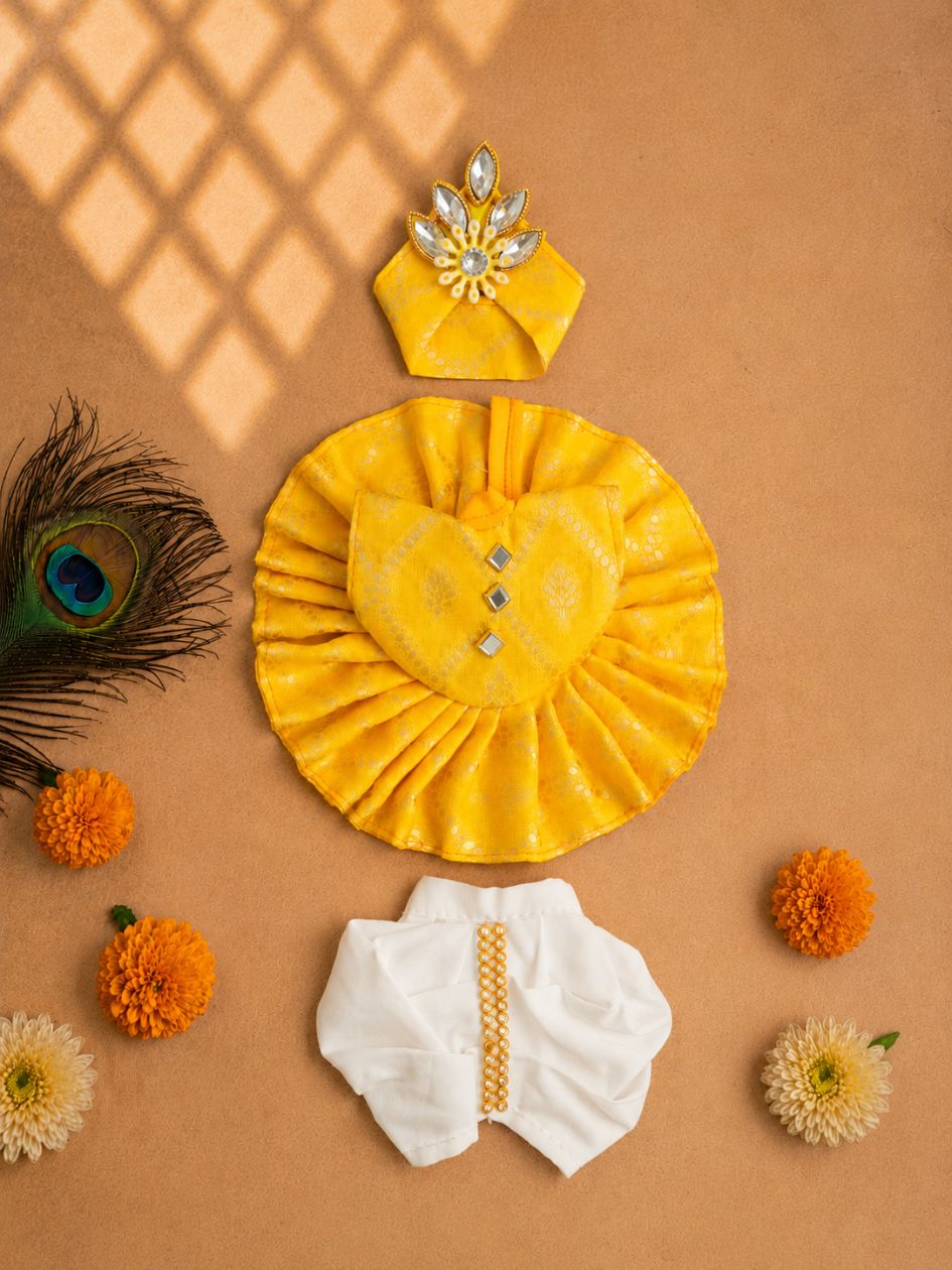 best Mathura wholesale manufacturer Laddu Gopal Dresses Online in India Winter Dress for Poshak Thakurji Kanha Ji Accessories Dhoti Kurta Set Pajama Aasan Janmashtami Special Summer Shringar Fancy Jacket Premium Festival Bistar Combo om poshak kanha thakurji bal lala lalla ladoo