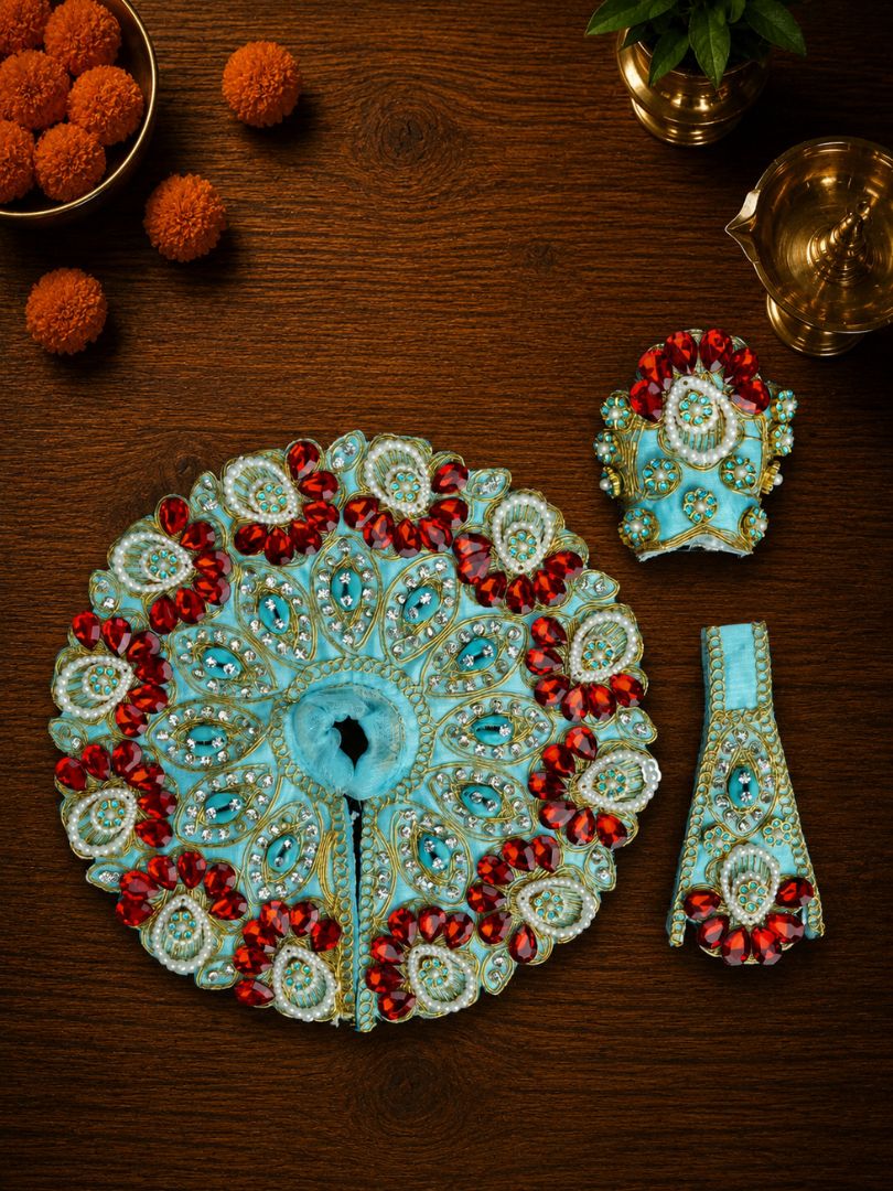best Mathura wholesale manufacturer Laddu Gopal Dresses Online in India Winter Dress for Poshak Thakurji Kanha Ji Accessories Dhoti Kurta Set Pajama Aasan Janmashtami Special Summer Shringar Fancy Jacket Premium Festival Bistar Combo om poshak kanha thakurji bal lala lalla ladoo