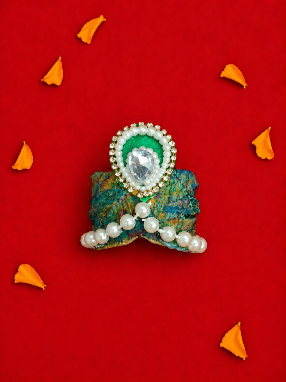 Shikhandvilas Kurta Pajama Set with Pagdi For Laddu Gopal Ji — product image 4