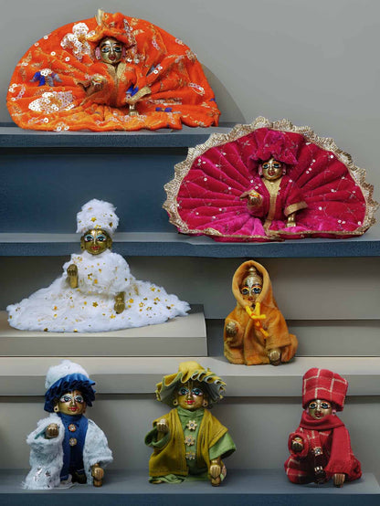 7 day Vastu winter dress ladoo dresses laddu gopal dress thakurji kanha ji bal om poshak mathura online best