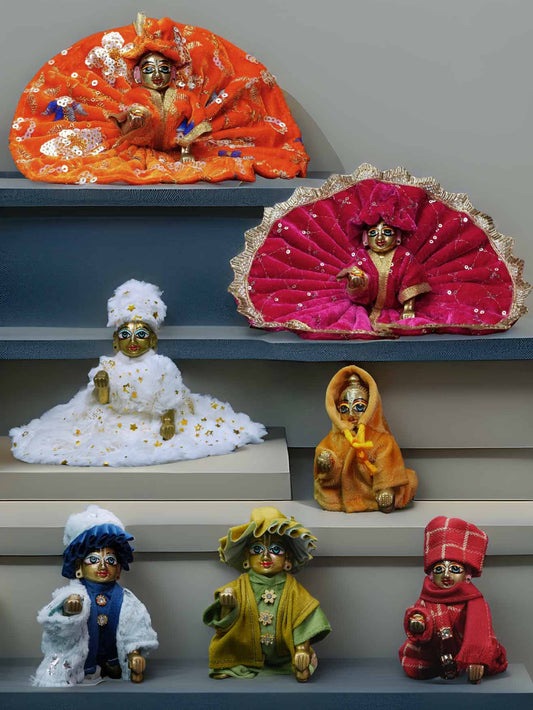 7 day Vastu winter dress ladoo dresses laddu gopal dress thakurji kanha ji bal om poshak mathura online best