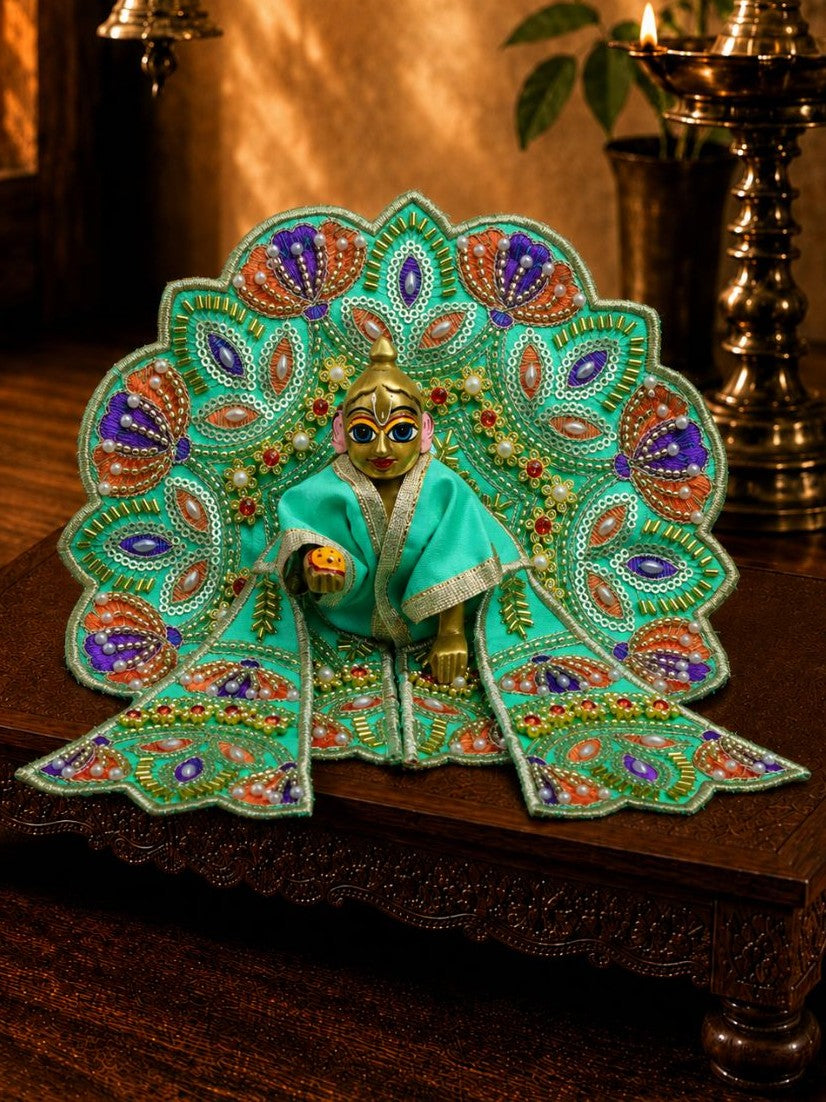 best Mathura wholesale manufacturer Laddu Gopal Dresses Online in India Winter Dress for Poshak Thakurji Kanha Ji Accessories Dhoti Kurta Set Pajama Aasan Janmashtami Special Summer Shringar Fancy Jacket Premium Festival Bistar Combo om poshak kanha thakurji bal lala lalla ladoo