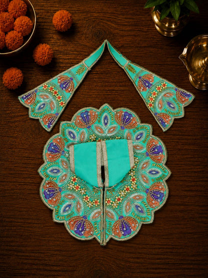 best Mathura wholesale manufacturer Laddu Gopal Dresses Online in India Winter Dress for Poshak Thakurji Kanha Ji Accessories Dhoti Kurta Set Pajama Aasan Janmashtami Special Summer Shringar Fancy Jacket Premium Festival Bistar Combo om poshak kanha thakurji bal lala lalla ladoo