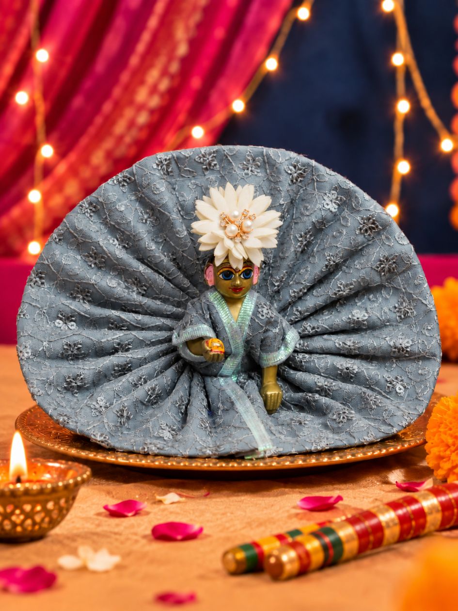 Madhavshree Grey Navratri Special Laddu Gopal Poshak — product image 3