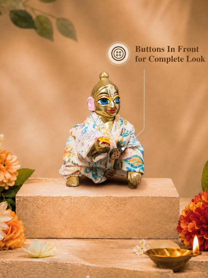 Aarohi Laddu Gopal Dresses Online in India Winter Dress for Poshak Thakurji Kanha Ji Accessories Dhoti Kurta Set Pajama Aasan Janmashtami Special Summer Shringar Fancy Jacket Premium Festival Bistar Combo om poshak kanha thakurji bal lala lalla ladoo