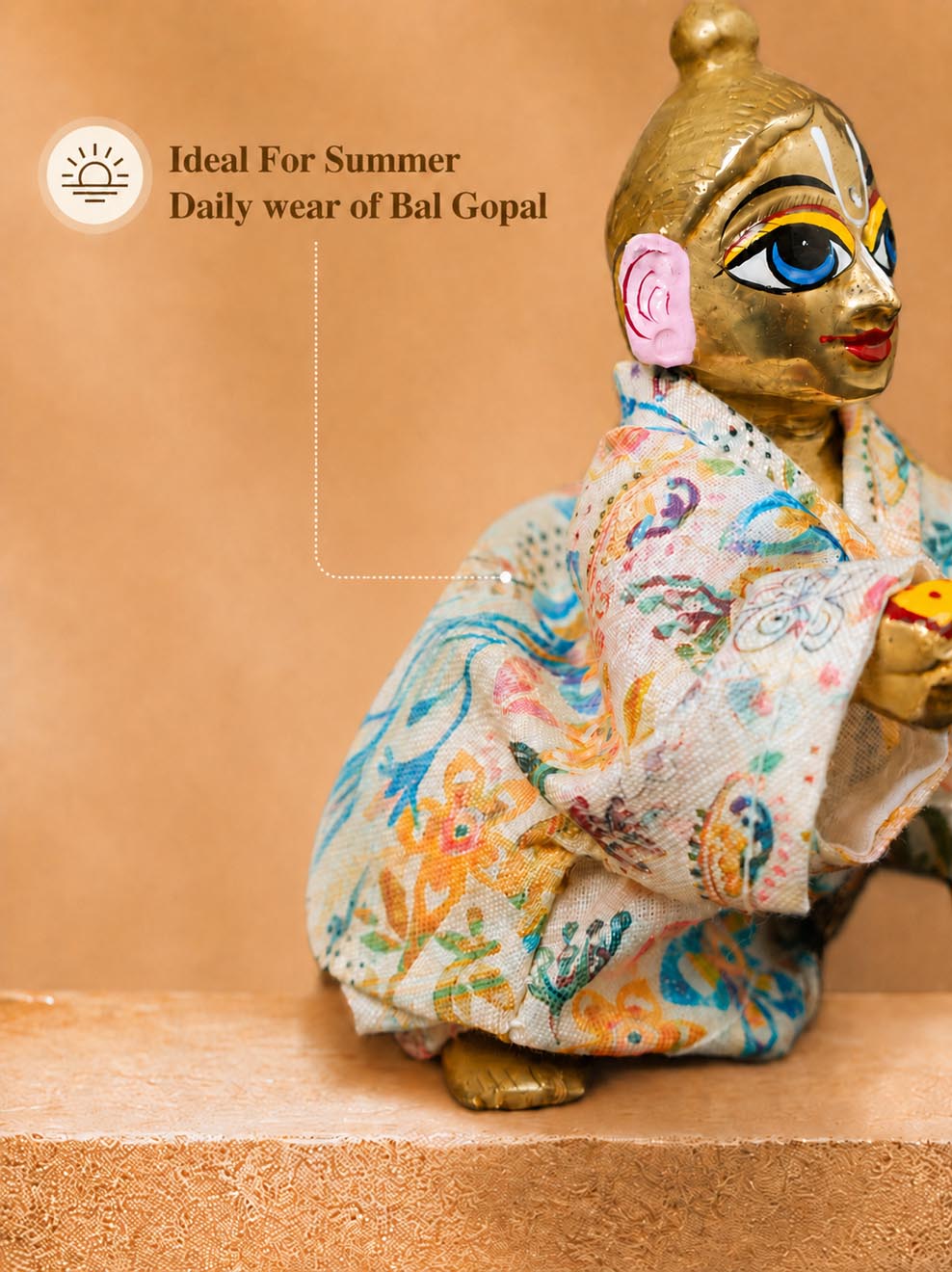 Aarohi Laddu Gopal Dresses Online in India Winter Dress for Poshak Thakurji Kanha Ji Accessories Dhoti Kurta Set Pajama Aasan Janmashtami Special Summer Shringar Fancy Jacket Premium Festival Bistar Combo om poshak kanha thakurji bal lala lalla ladoo