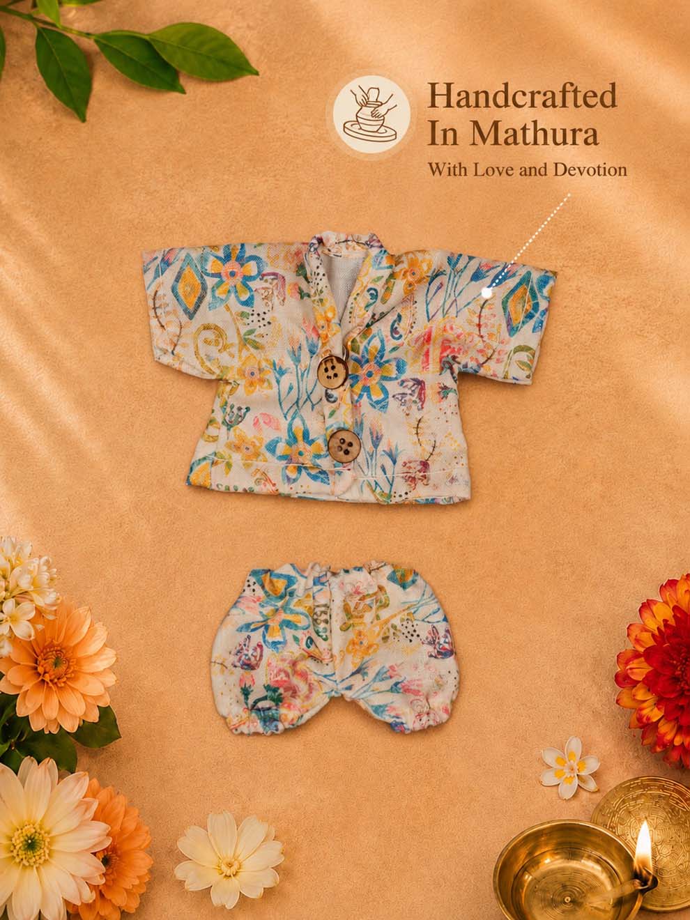 Aarohi Laddu Gopal Dresses Online in India Winter Dress for Poshak Thakurji Kanha Ji Accessories Dhoti Kurta Set Pajama Aasan Janmashtami Special Summer Shringar Fancy Jacket Premium Festival Bistar Combo om poshak kanha thakurji bal lala lalla ladoo