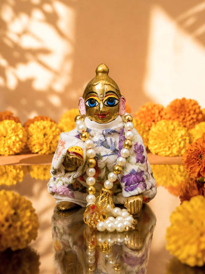 Bagicha white  Laddu Gopal Dresses Online in India Winter Dress for Poshak Thakurji Kanha Ji Accessories Dhoti Kurta Set Pajama Aasan Janmashtami Special Summer Shringar Fancy Jacket Premium Festival Bistar Combo om poshak kanha thakurji bal lala lalla ladoo