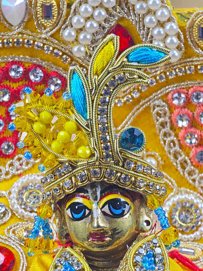 Banarasi Shringar poshak dress laddu gopal thakurji kanha ji bal om poshak mathura online best Janmashtami 
