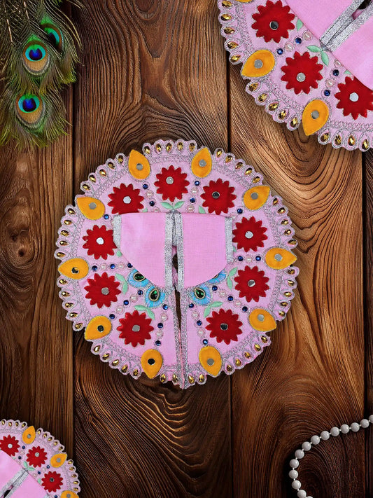 Blossom Royale pink laddu gopal bal gopal thakur ji kanha poshak dress