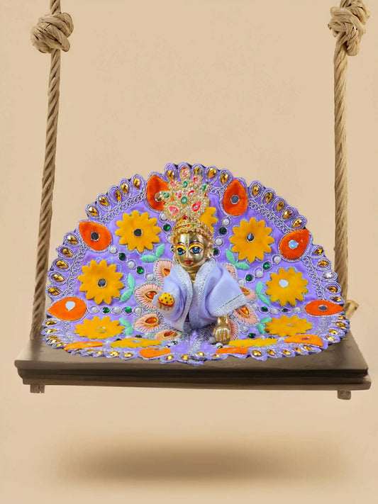 Blossom Royale purple laddu gopal bal gopal thakur ji kanha poshak dress 