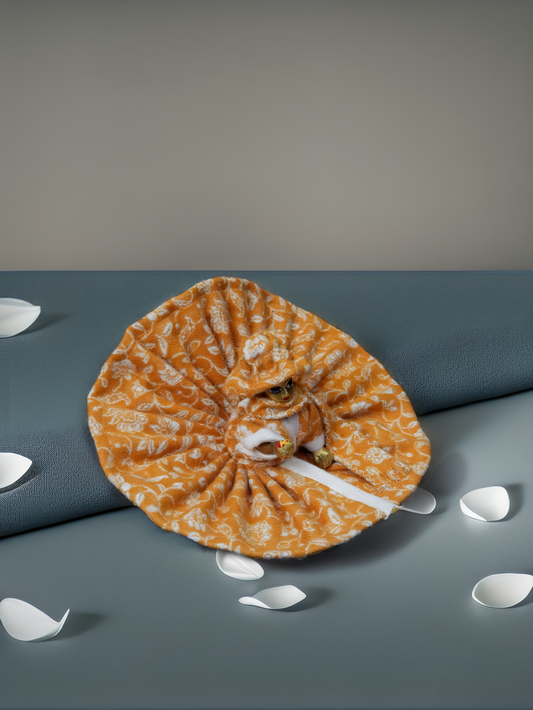 Braj Winter Kesariya Poshak Set ladoo dresses laddu gopal dress thakurji kanha ji bal om poshak mathura online best