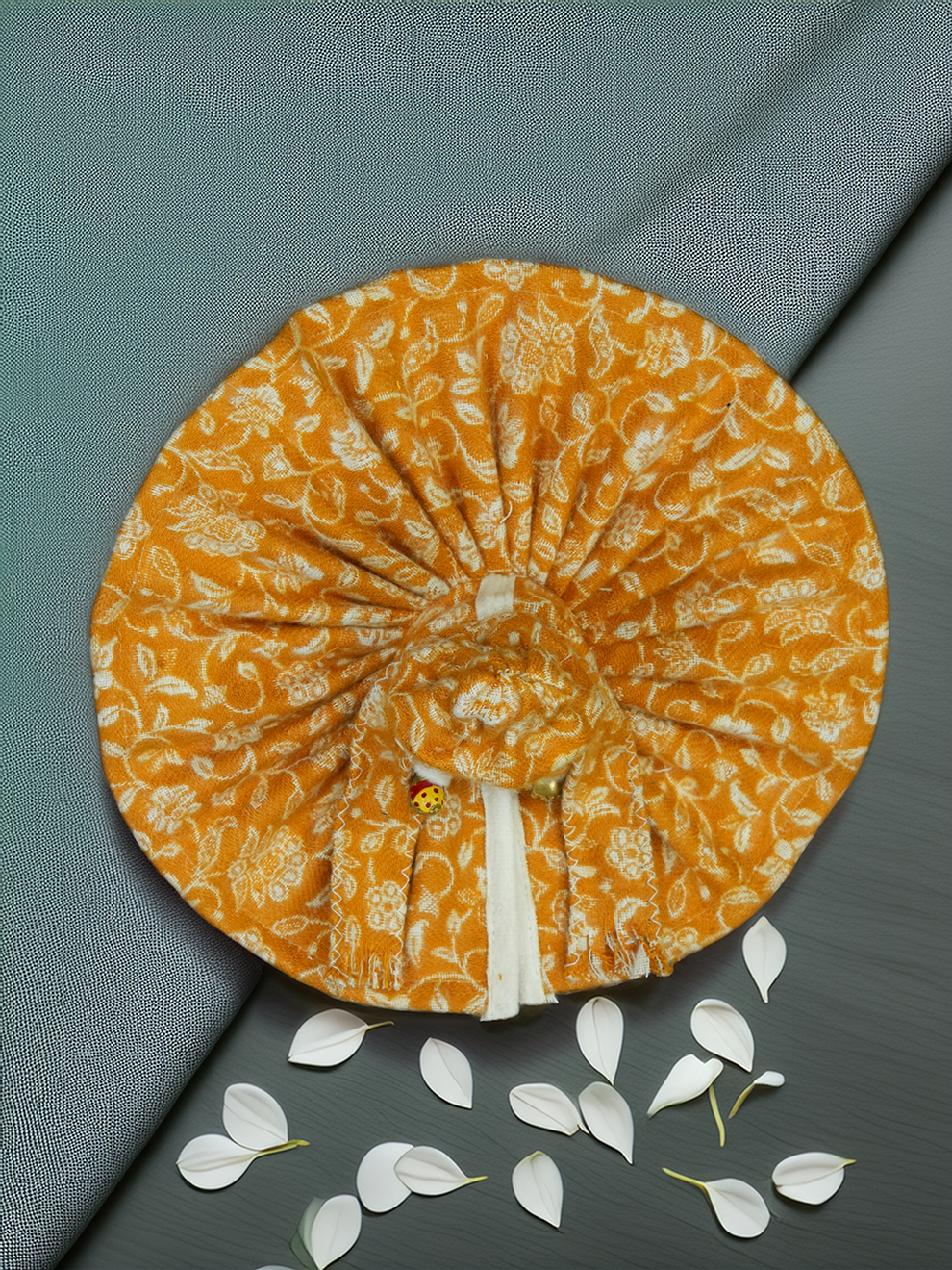 Braj Winter Kesariya Poshak Set ladoo dresses laddu gopal dress thakurji kanha ji bal om poshak mathura online best