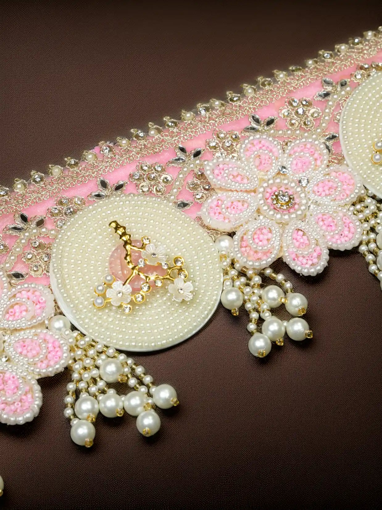 Charm toran Bandanwal Bandhanwar Toranwar diwali dress ladoo dresses laddu gopal dress thakurji kanha ji bal om poshak mathura online best mandir decoration home 40 inch