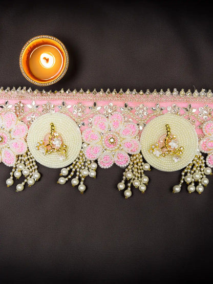 Charm toran Bandanwal Bandhanwar Toranwar diwali dress ladoo dresses laddu gopal dress thakurji kanha ji bal om poshak mathura online best mandir decoration home 40 inch