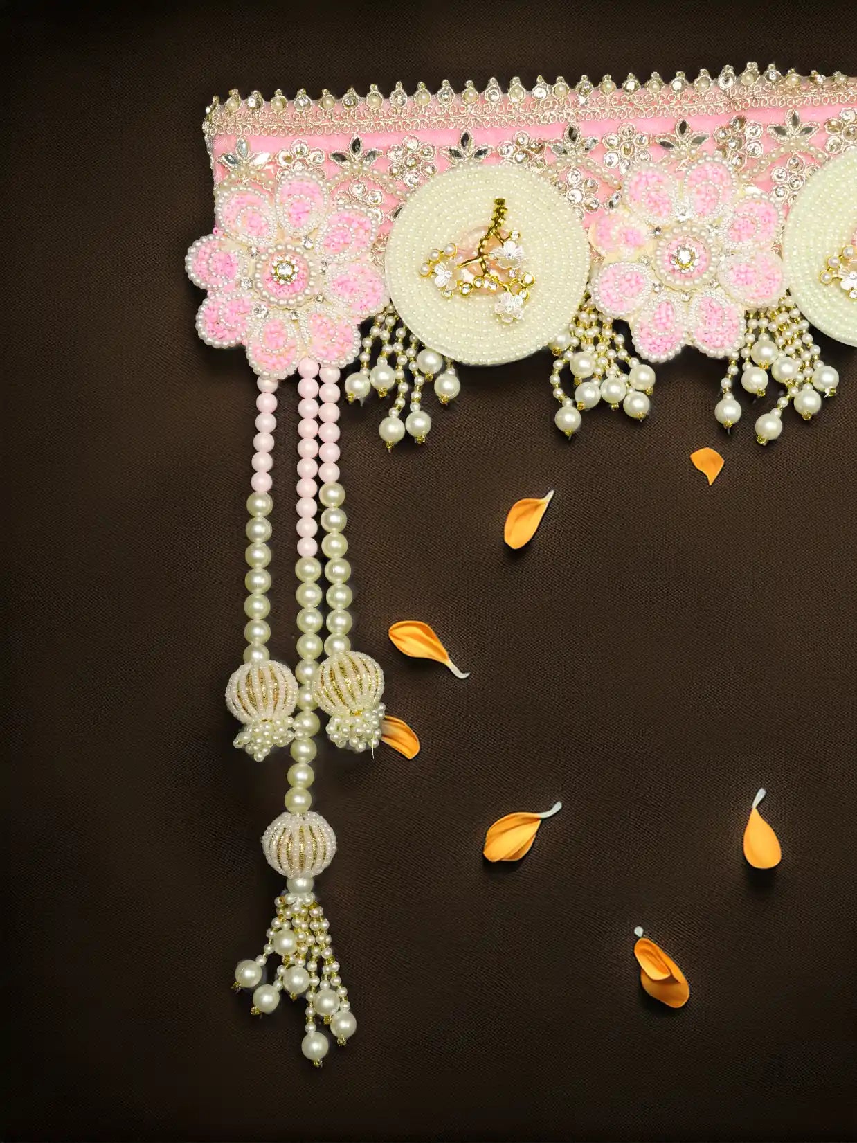 Charm toran Bandanwal Bandhanwar Toranwar diwali dress ladoo dresses laddu gopal dress thakurji kanha ji bal om poshak mathura online best mandir decoration home 40 inch