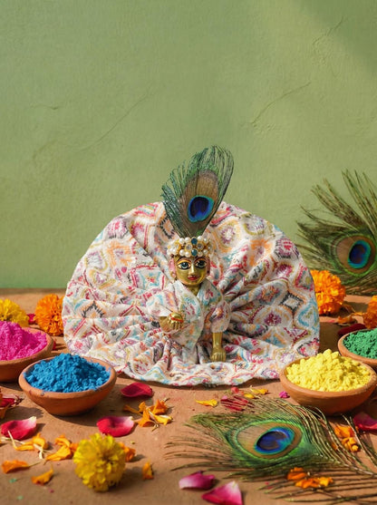 Chitra leela Summer holi braj poshak Janmashtami dress ladoo dresses laddu gopal dress thakurji kanha ji bal om poshak mathura online best mandir wholesaler manufacturer