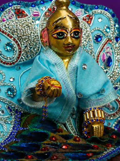Laddu Gopal Dresses Online in India Winter Dress for Poshak Thakurji Kanha Ji Accessories Dhoti Kurta Set Pajama Aasan Janmashtami Special Summer Shringar Fancy Jacket Premium Festival Bistar Combo om poshak kanha thakurji bal lala lalla ladoo