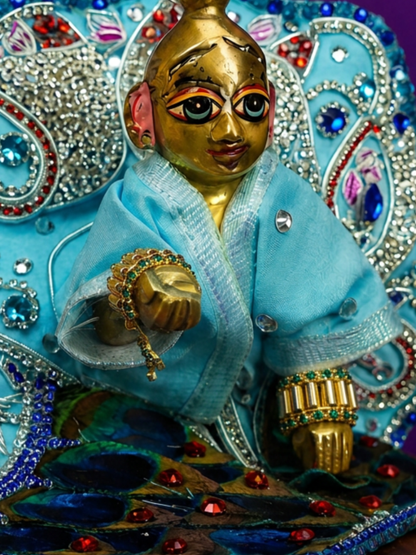 Laddu Gopal Dresses Online in India Winter Dress for Poshak Thakurji Kanha Ji Accessories Dhoti Kurta Set Pajama Aasan Janmashtami Special Summer Shringar Fancy Jacket Premium Festival Bistar Combo om poshak kanha thakurji bal lala lalla ladoo