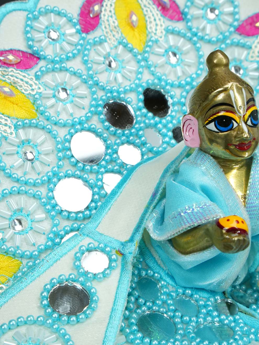 Darpanika Sukumaar Blue Fancy Poshak for Laddu Gopal Ji