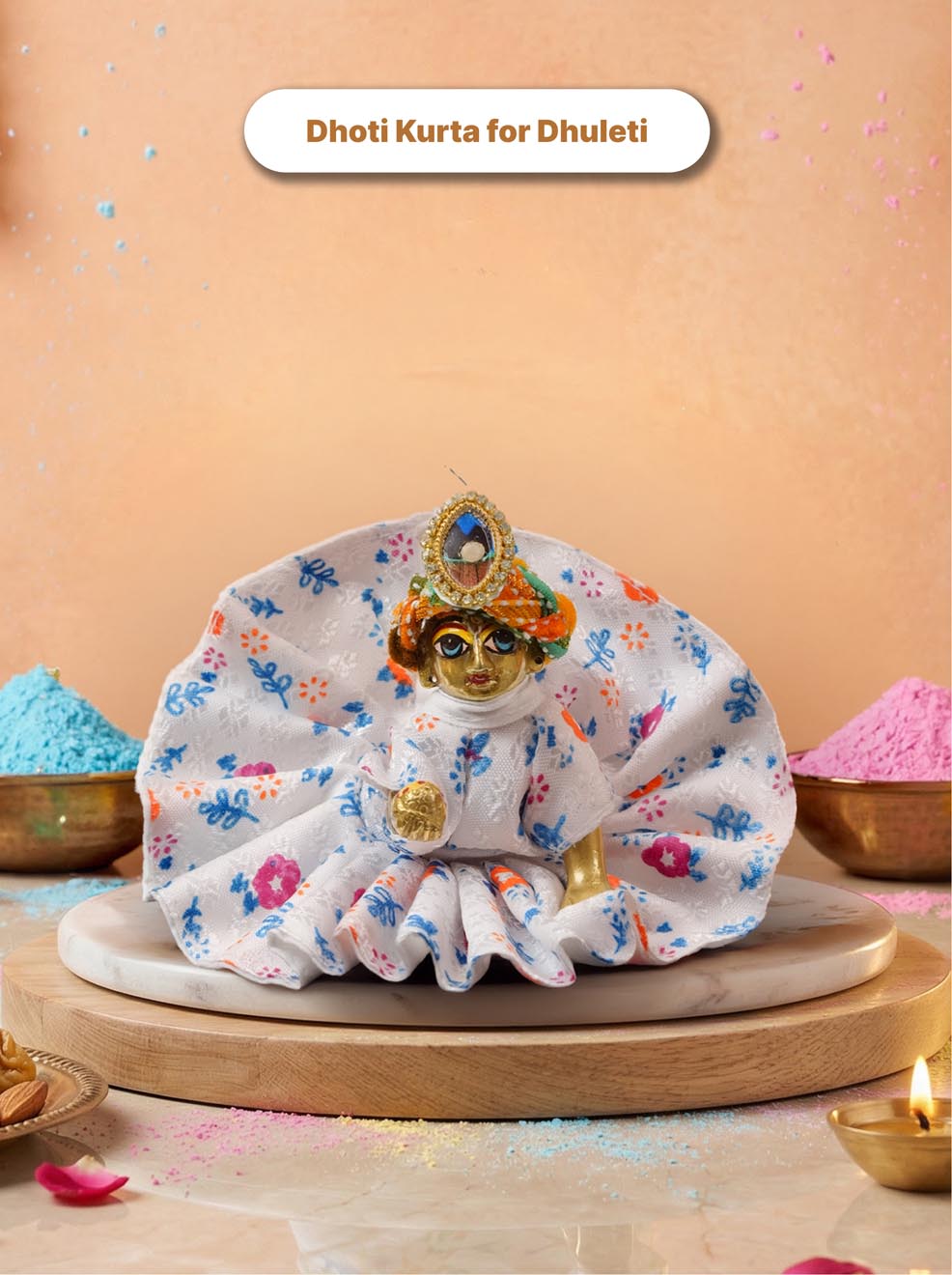 Ashtotsav Braj Grand Laddu Gopal Holi Special Combo