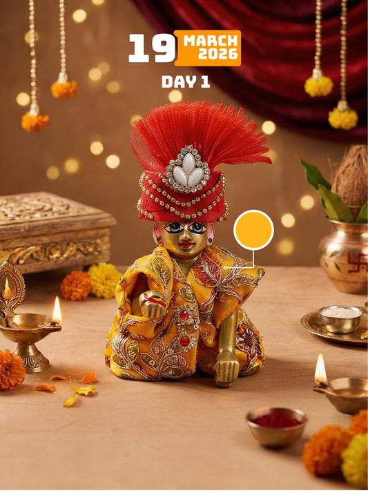 9 Day Chaitra Navratri Special Navrang Laddu Gopal Combo